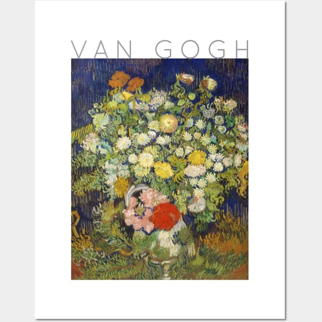 Van Gogh - Bouquet Of Flowers In A Vase Wall Art by TwistedCity